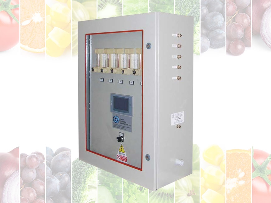 Ripening system control panel