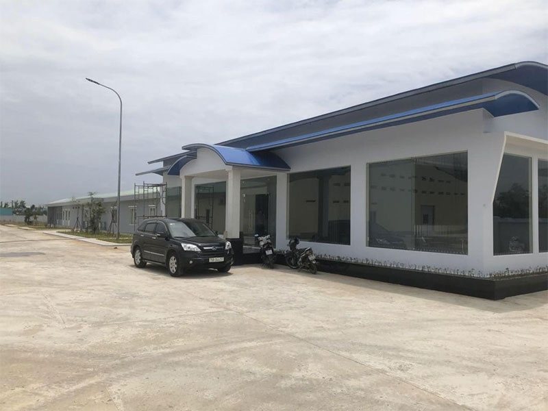 Kho lạnh, Băng chuyền cấp đông phẳng, hầm đông, tủ đông điều hoà không khí nhà máy MOSC Tỉnh Phú Yên, Việt Nam