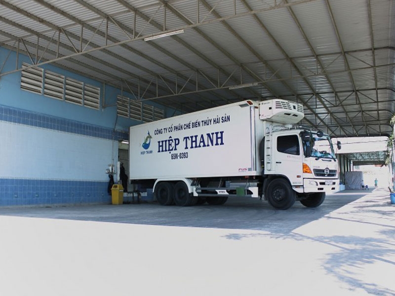 Hệ thống lạnh chế biến GTGT, thiết bị lạnh, nhà máy hiệp thanh, cần thơ 